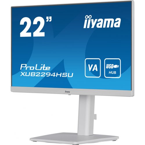 Купить Монитор Iiyama 21.5" ProLite XUB2294HSU-W2 White - цена в Харькове, Киеве, Днепре, Одессе
в интернет-магазине Telemart фото