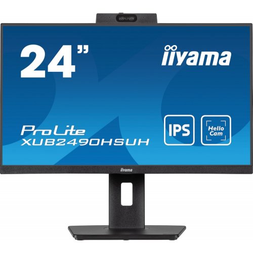 Купить Монитор Iiyama 23.8" ProLite XUB2490HSUH-B1 Black - цена в Харькове, Киеве, Днепре, Одессе
в интернет-магазине Telemart фото