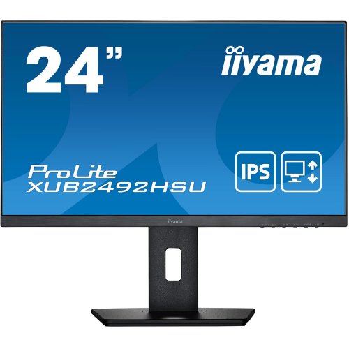 Купить Монитор Iiyama 23.8" ProLite XUB2492HSU-B5 Black - цена в Харькове, Киеве, Днепре, Одессе
в интернет-магазине Telemart фото