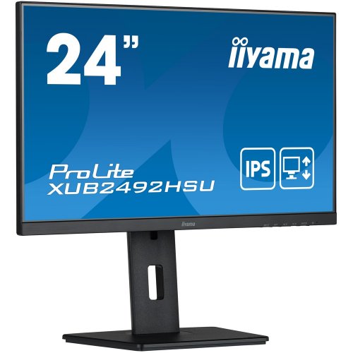 Купить Монитор Iiyama 23.8" ProLite XUB2492HSU-B5 Black - цена в Харькове, Киеве, Днепре, Одессе
в интернет-магазине Telemart фото