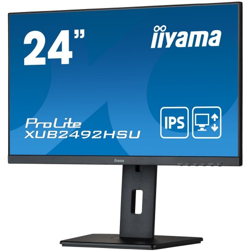 Купить Монитор Iiyama 23.8" ProLite XUB2492HSU-B5 Black - цена в Харькове, Киеве, Днепре, Одессе
в интернет-магазине Telemart фото