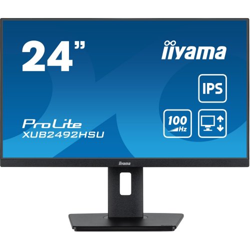 Купить Монитор Iiyama 23.8" ProLite XUB2492HSU-B6 Black - цена в Харькове, Киеве, Днепре, Одессе
в интернет-магазине Telemart фото