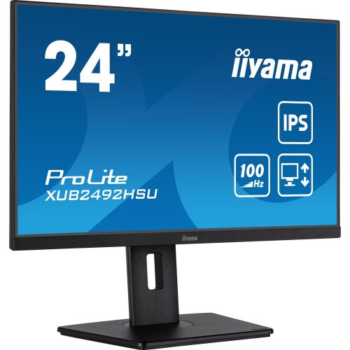 Купить Монитор Iiyama 23.8" ProLite XUB2492HSU-B6 Black - цена в Харькове, Киеве, Днепре, Одессе
в интернет-магазине Telemart фото