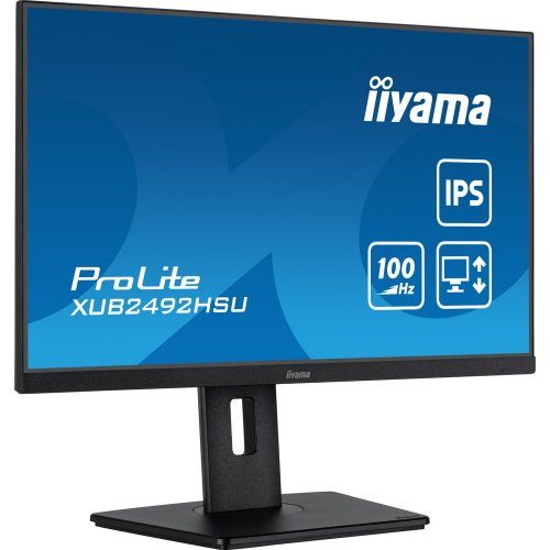 Купить Монитор Iiyama 23.8" ProLite XUB2492HSU-B6 Black - цена в Харькове, Киеве, Днепре, Одессе
в интернет-магазине Telemart фото