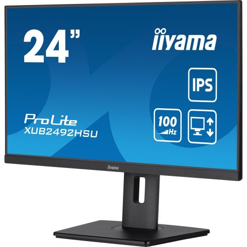 Купить Монитор Iiyama 23.8" ProLite XUB2492HSU-B6 Black - цена в Харькове, Киеве, Днепре, Одессе
в интернет-магазине Telemart фото