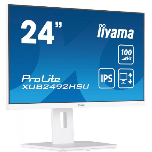 Купить Монитор Iiyama 23.8" ProLite XUB2492HSU-W6 White - цена в Харькове, Киеве, Днепре, Одессе
в интернет-магазине Telemart фото