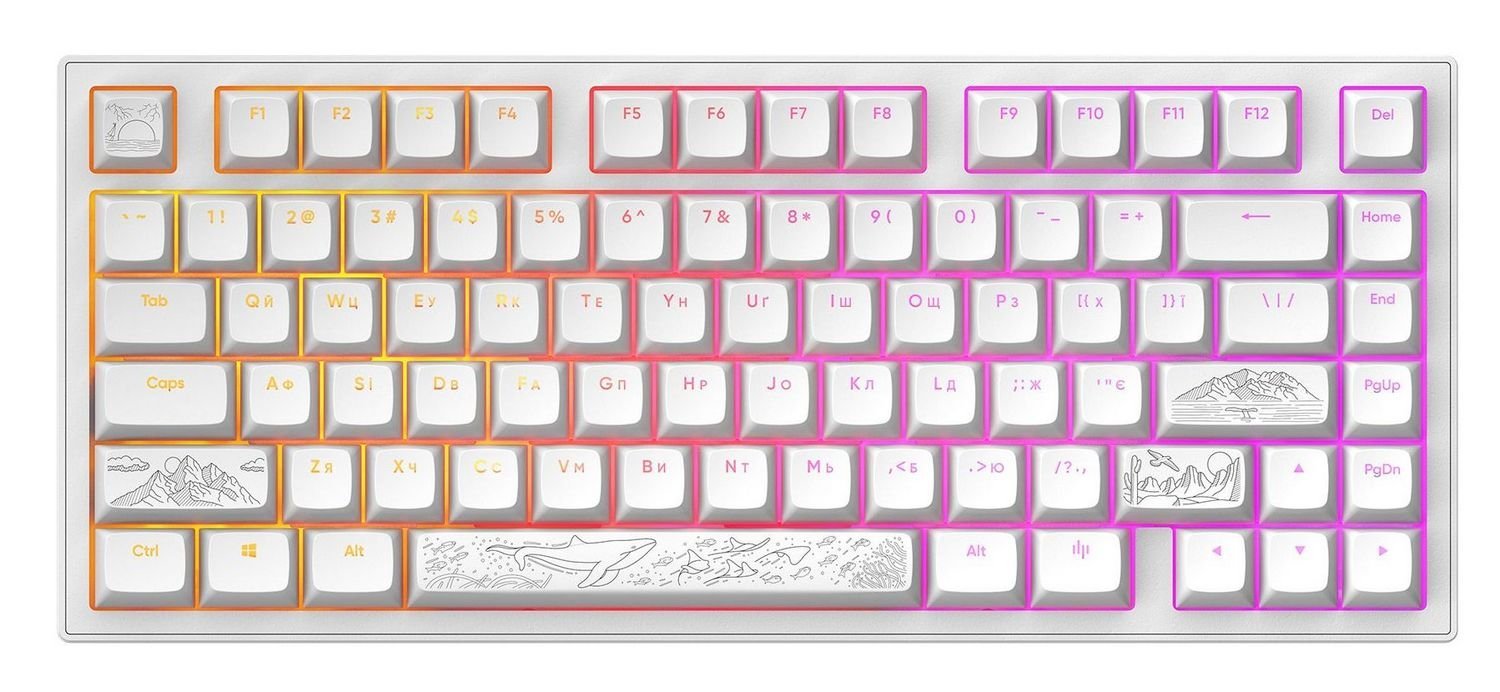 Купить Уценка клавиатура Dark Project ALU81 Terra Nostra PBT RGB Mech ...