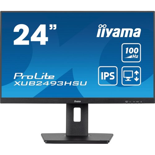 Купить Монитор Iiyama 23.8" ProLite XUB2493HSU-B6 Black - цена в Харькове, Киеве, Днепре, Одессе
в интернет-магазине Telemart фото