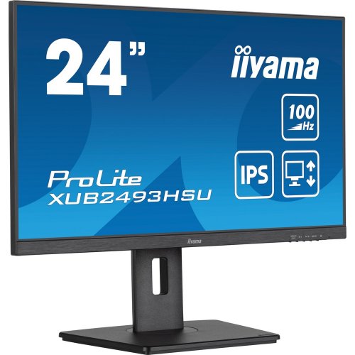 Купить Монитор Iiyama 23.8" ProLite XUB2493HSU-B6 Black - цена в Харькове, Киеве, Днепре, Одессе
в интернет-магазине Telemart фото