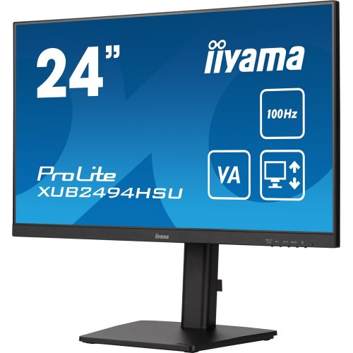 Купить Монитор Iiyama 23.8" ProLite XUB2494HSU-B6 Black - цена в Харькове, Киеве, Днепре, Одессе
в интернет-магазине Telemart фото