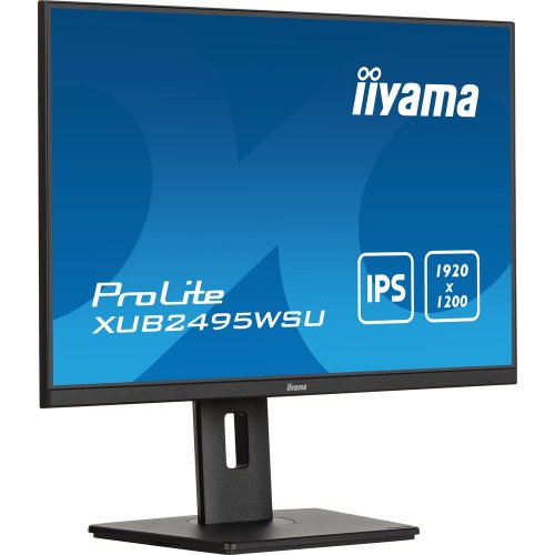 Купить Монитор Iiyama 24.1" ProLite XUB2495WSU-B7 Black - цена в Харькове, Киеве, Днепре, Одессе
в интернет-магазине Telemart фото