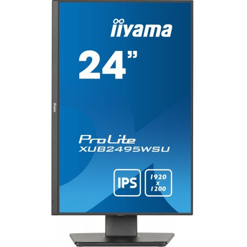 Купить Монитор Iiyama 24.1" ProLite XUB2495WSU-B7 Black - цена в Харькове, Киеве, Днепре, Одессе
в интернет-магазине Telemart фото