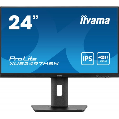 Купить Монитор Iiyama 23.8" ProLite XUB2497HSN-B1 Black - цена в Харькове, Киеве, Днепре, Одессе
в интернет-магазине Telemart фото