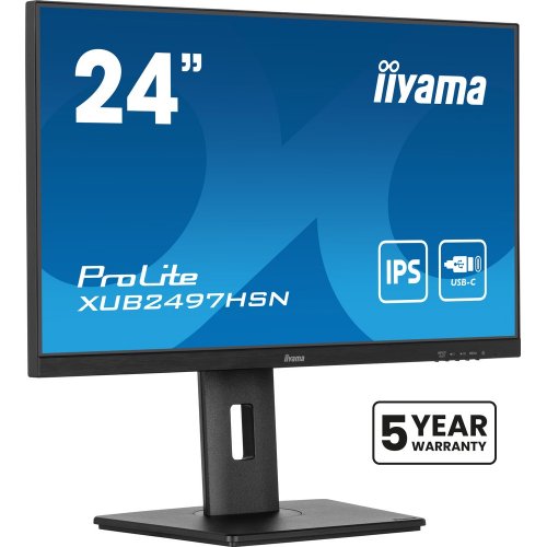 Купить Монитор Iiyama 23.8" ProLite XUB2497HSN-B1 Black - цена в Харькове, Киеве, Днепре, Одессе
в интернет-магазине Telemart фото