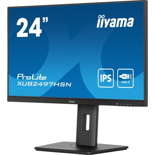 Купить Монитор Iiyama 23.8" ProLite XUB2497HSN-B1 Black - цена в Харькове, Киеве, Днепре, Одессе
в интернет-магазине Telemart фото