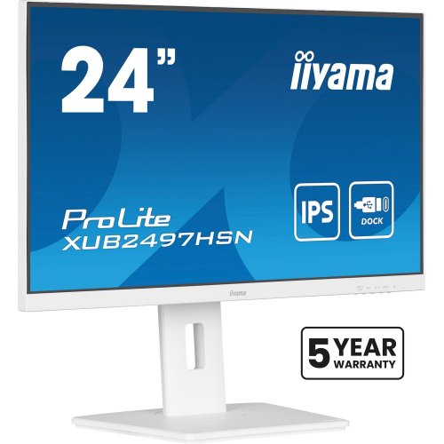 Купить Монитор Iiyama 23.8" ProLite XUB2497HSN-W1 White - цена в Харькове, Киеве, Днепре, Одессе
в интернет-магазине Telemart фото