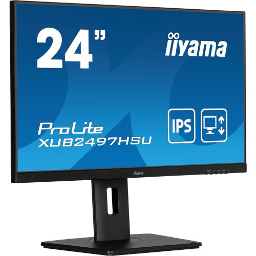 Купить Монитор Iiyama 23.8" ProLite XUB2497HSU-B2 Black - цена в Харькове, Киеве, Днепре, Одессе
в интернет-магазине Telemart фото