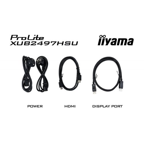 Купить Монитор Iiyama 23.8" ProLite XUB2497HSU-B2 Black - цена в Харькове, Киеве, Днепре, Одессе
в интернет-магазине Telemart фото