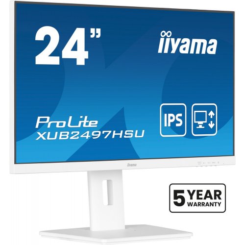 Купить Монитор Iiyama 23.8" ProLite XUB2497HSU-W2 White - цена в Харькове, Киеве, Днепре, Одессе
в интернет-магазине Telemart фото