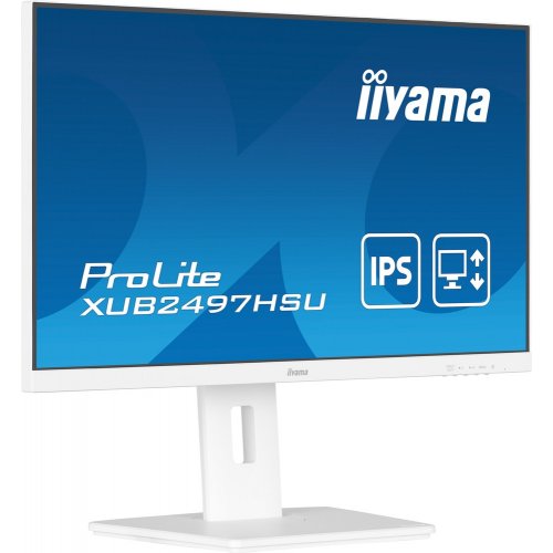 Купить Монитор Iiyama 23.8" ProLite XUB2497HSU-W2 White - цена в Харькове, Киеве, Днепре, Одессе
в интернет-магазине Telemart фото