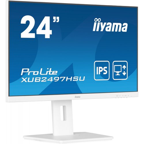 Купить Монитор Iiyama 23.8" ProLite XUB2497HSU-W2 White - цена в Харькове, Киеве, Днепре, Одессе
в интернет-магазине Telemart фото