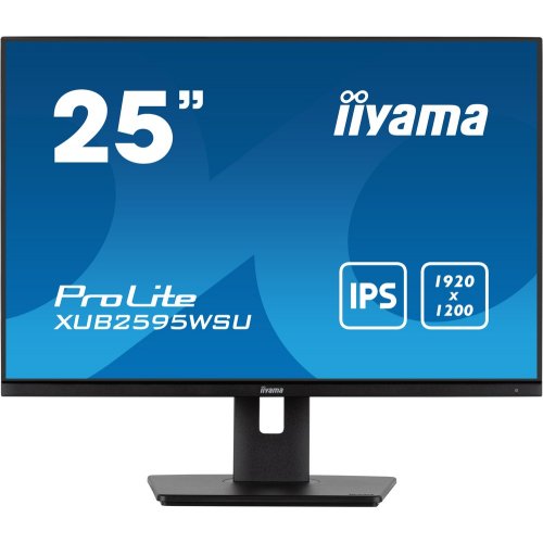 Купить Монитор Iiyama 25" ProLite XUB2595WSU-B5 Black - цена в Харькове, Киеве, Днепре, Одессе
в интернет-магазине Telemart фото