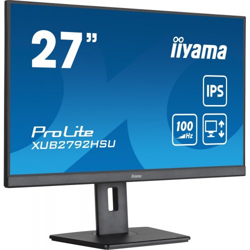 Купить Монитор Iiyama 27" ProLite XUB2792HSU-B6 Black - цена в Харькове, Киеве, Днепре, Одессе
в интернет-магазине Telemart фото