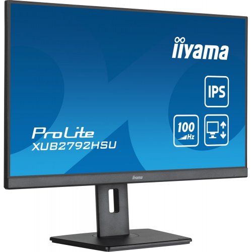 Купить Монитор Iiyama 27" ProLite XUB2792HSU-B6 Black - цена в Харькове, Киеве, Днепре, Одессе
в интернет-магазине Telemart фото