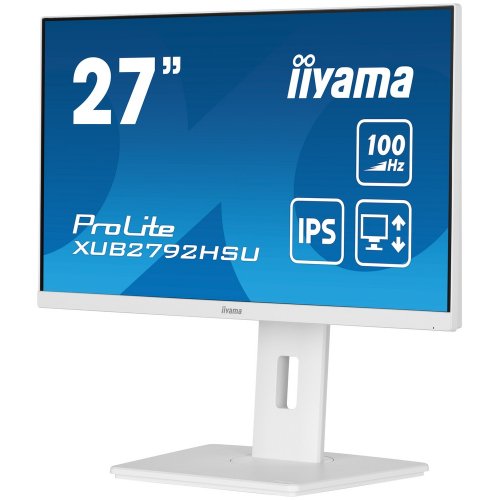 Купить Монитор Iiyama 27" ProLite XUB2792HSU-W6 White - цена в Харькове, Киеве, Днепре, Одессе
в интернет-магазине Telemart фото