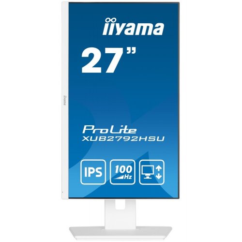 Купить Монитор Iiyama 27" ProLite XUB2792HSU-W6 White - цена в Харькове, Киеве, Днепре, Одессе
в интернет-магазине Telemart фото