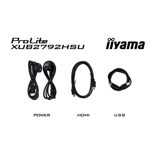 Купить Монитор Iiyama 27" ProLite XUB2792HSU-W6 White - цена в Харькове, Киеве, Днепре, Одессе
в интернет-магазине Telemart фото