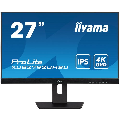 Купить Монитор Iiyama 27" ProLite XUB2792UHSU-B5 Black - цена в Харькове, Киеве, Днепре, Одессе
в интернет-магазине Telemart фото