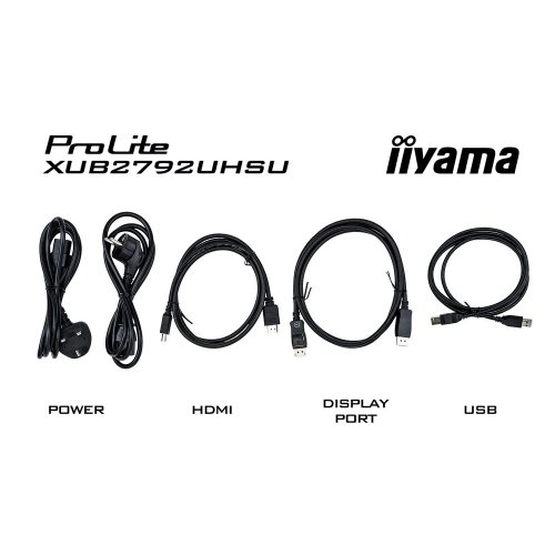 Купить Монитор Iiyama 27" ProLite XUB2792UHSU-B5 Black - цена в Харькове, Киеве, Днепре, Одессе
в интернет-магазине Telemart фото