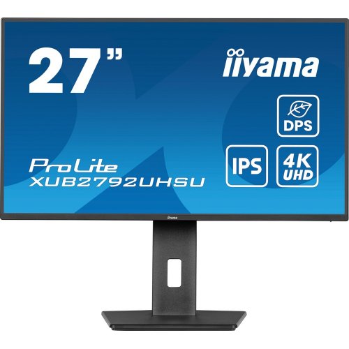 Купить Монитор Iiyama 27" ProLite XUB2792UHSU-B6 Black - цена в Харькове, Киеве, Днепре, Одессе
в интернет-магазине Telemart фото