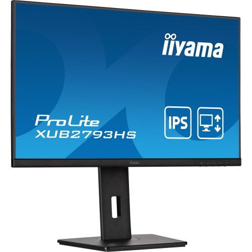 Купить Монитор Iiyama 27" ProLite XUB2793HS-B7 Black - цена в Харькове, Киеве, Днепре, Одессе
в интернет-магазине Telemart фото