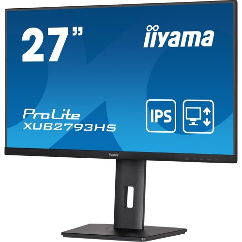 Купить Монитор Iiyama 27" ProLite XUB2793HS-B7 Black - цена в Харькове, Киеве, Днепре, Одессе
в интернет-магазине Telemart фото