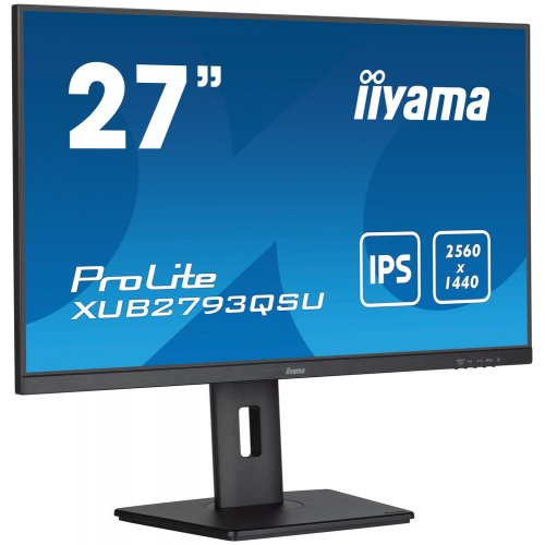 Купить Монитор Iiyama 27" ProLite XUB2793QSU-B7 Black - цена в Харькове, Киеве, Днепре, Одессе
в интернет-магазине Telemart фото