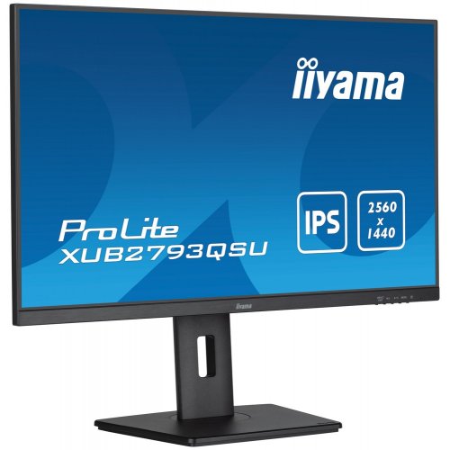 Купить Монитор Iiyama 27" ProLite XUB2793QSU-B7 Black - цена в Харькове, Киеве, Днепре, Одессе
в интернет-магазине Telemart фото