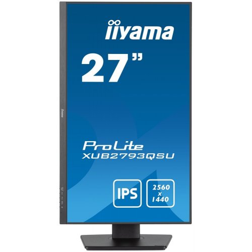 Купить Монитор Iiyama 27" ProLite XUB2793QSU-B7 Black - цена в Харькове, Киеве, Днепре, Одессе
в интернет-магазине Telemart фото