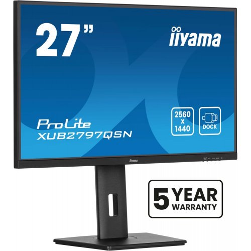 Купить Монитор Iiyama 27" ProLite XUB2797QSN-B2 Black - цена в Харькове, Киеве, Днепре, Одессе
в интернет-магазине Telemart фото