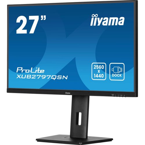 Купить Монитор Iiyama 27" ProLite XUB2797QSN-B2 Black - цена в Харькове, Киеве, Днепре, Одессе
в интернет-магазине Telemart фото