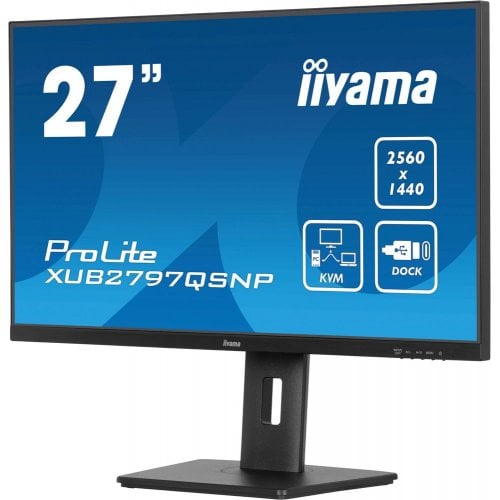 Купить Монитор Iiyama 27" ProLite XUB2797QSNP-B1 Black - цена в Харькове, Киеве, Днепре, Одессе
в интернет-магазине Telemart фото