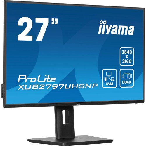 Купить Монитор Iiyama 27" ProLite XUB2797UHSNP-B1 Black - цена в Харькове, Киеве, Днепре, Одессе
в интернет-магазине Telemart фото