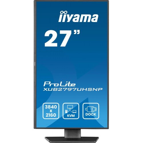 Купить Монитор Iiyama 27" ProLite XUB2797UHSNP-B1 Black - цена в Харькове, Киеве, Днепре, Одессе
в интернет-магазине Telemart фото