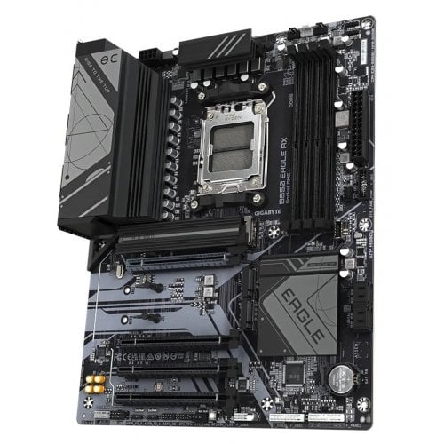 Купить Уценка материнская плата Gigabyte B650 EAGLE AX (sAM5, AMD B650) (Следы установки, 736329) с проверкой совместимости: обзор, характеристики, цена в Киеве, Днепре, Одессе, Харькове, Украине | интернет-магазин TELEMART.UA фото