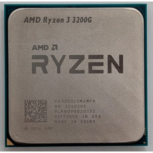 Купить Процессор AMD Ryzen 3 3200G 3.6(4)GHz 4MB sAM4 Tray (YD3200C5M4MFH) (Восстановлено продавцом, 736338) с проверкой совместимости: обзор, характеристики, цена в Киеве, Днепре, Одессе, Харькове, Украине | интернет-магазин TELEMART.UA фото