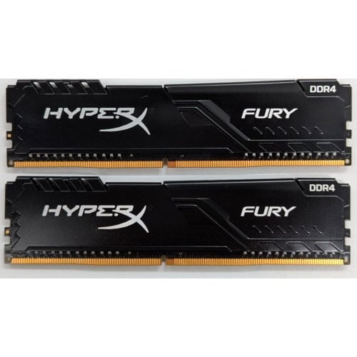 Купить Озу HyperX DDR4 16GB (2x8GB) 3200Mhz Fury Black (HX432C16FB3K2/16) (Восстановлено продавцом, 736342) с проверкой совместимости: обзор, характеристики, цена в Киеве, Днепре, Одессе, Харькове, Украине | интернет-магазин TELEMART.UA фото