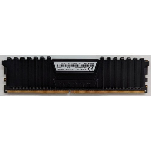 Озп Corsair DDR4 8GB 2666Mhz Vengeance LPX (CMK8GX4M1A2666C16) Black (Відновлено продавцем, 736431) купити з перевіркою сумісності: огляд, характеристики, ціна у Києві, Львові, Вінниці, Хмельницькому, Івано-Франківську, Україні | інтернет-магазин TELEMART.UA фото