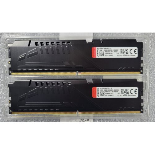 Купить Уценка озу Kingston DDR5 16GB (2x8GB) 6000Mhz FURY Beast (KF560C36BBEK2-16) (Витринный образец, 736441) с проверкой совместимости: обзор, характеристики, цена в Киеве, Днепре, Одессе, Харькове, Украине | интернет-магазин TELEMART.UA фото