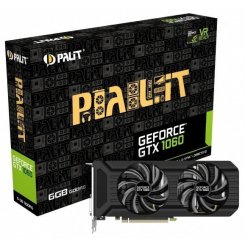 Відеокарта Palit GeForce GTX 1060 Dual 6144MB (NE51060015J9-1061D) (Відновлено продавцем, 736597)